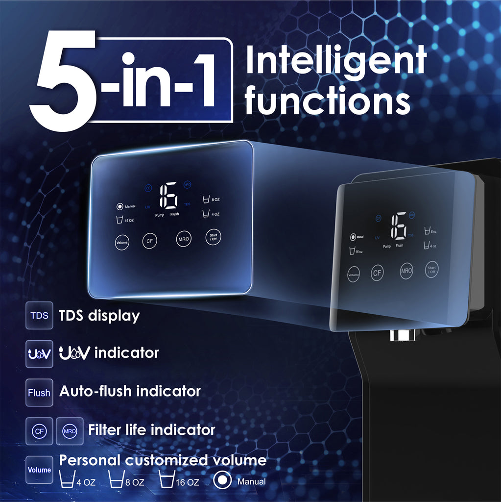 UltraPure Countertop Reverse Osmosis Water Filter Dispenser